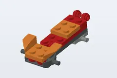 Mid-build preview of Orange Racer