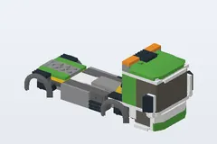 Mid-build preview of Garbage Truck
