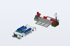 Mid-build preview of Patrol Car