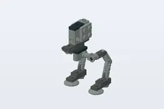 Mid-build preview of AT-ST & Snowspeeder - Mini