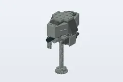 Mid-build preview of AT-AT - Mini