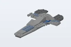 Mid-build preview of Sith Infiltrator - Mini