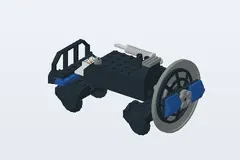 Mid-build preview of Train Track Snow Remover