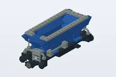 Mid-build preview of Blue Hopper Car
