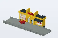 Mid-build preview of Metro Station