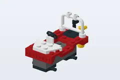Mid-build preview of Fire Chief's Car