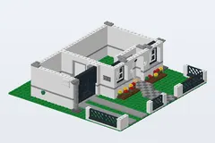 Mid-build preview of House
