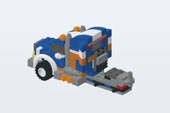 Mid-build preview of Transport Truck