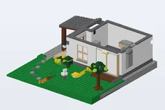 Mid-build preview of Hillside House