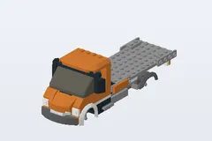 Mid-build preview of Flatbed Truck