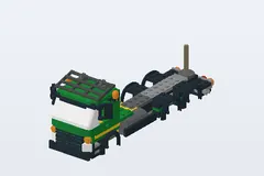 Mid-build preview of Logging Truck
