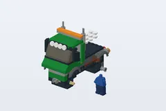 Mid-build preview of Snowplow Truck