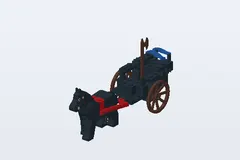 Mid-build preview of Horse Cart