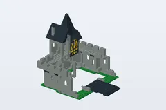 Mid-build preview of Black Falcon's Fortress