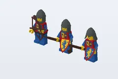 Mid-build preview of Castle Mini Figures