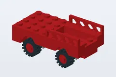 Mid-build preview of Fireman's Car