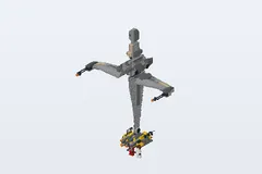 Mid-build preview of B-wing Fighter