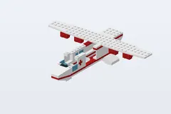 Mid-build preview of Med-Star Rescue Plane