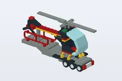 Mid-build preview of Stunt 'Copter N' Truck