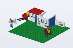 Mid-build preview of Riding Stable