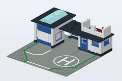Mid-build preview of Police Station