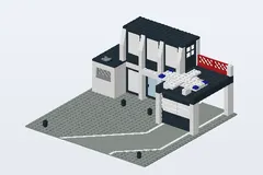 Mid-build preview of Police Command Base