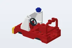 Mid-build preview of Fire Chief's Car