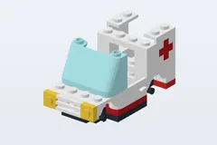 Mid-build preview of Red Cross