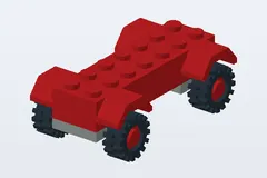 Mid-build preview of Fire Chief's Car