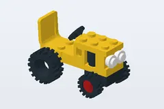 Mid-build preview of Shovel Truck