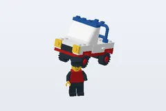 Mid-build preview of Exxon Tow Truck