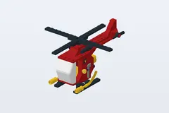 Mid-build preview of Fire Copter 1