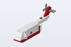 Mid-build preview of Red Cross Helicopter