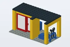 Mid-build preview of Cycle Fix-It Shop
