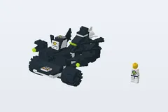 Mid-build preview of Super Model Building Instruction