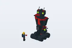 Mid-build preview of Recon Robot