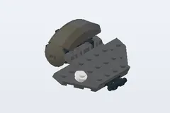 Mid-build preview of Jedi Starfighter - Mini