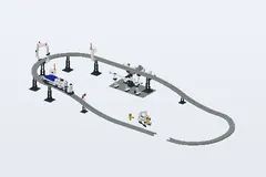 Mid-build preview of Monorail Transport System