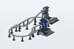 Mid-build preview of Monorail Transport Base