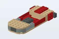 Mid-build preview of Landspeeder