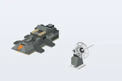 Mid-build preview of Snowspeeder