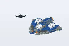Mid-build preview of Gungan Sub