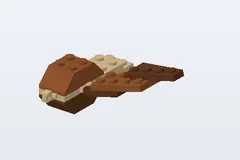 Mid-build preview of Pteranodon