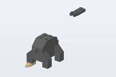 Mid-build preview of Apatosaurus