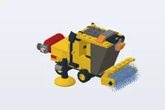 Mid-build preview of Street Sweeper
