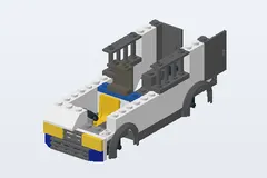 Mid-build preview of Prisoner Transport, Black Logo