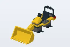 Mid-build preview of Mini Digger