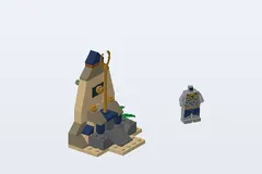 Mid-build preview of Golden Staff Guardians