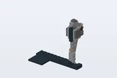 Mid-build preview of B-wing Starfighter & Planet Endor