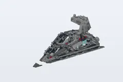 Mid-build preview of Imperial Star Destroyer